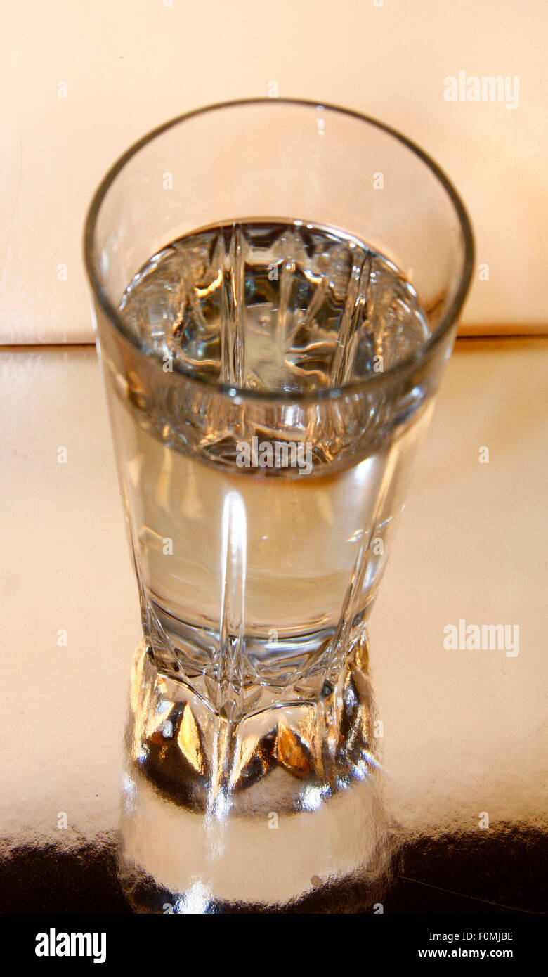 Glas Wasser - Symbolbild Nahrungsmittel. Stock Photo