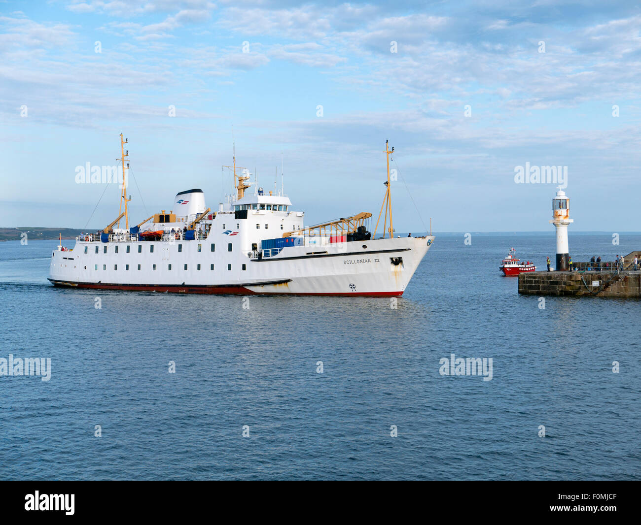 Scillonain III, Isles of Scilly ferry entering Penzance harbour