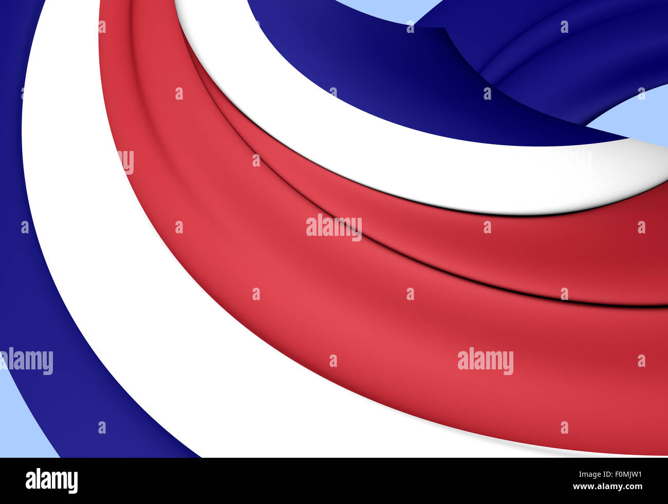 Flag of Costa Rica. Close Up Stock Photo Alamy