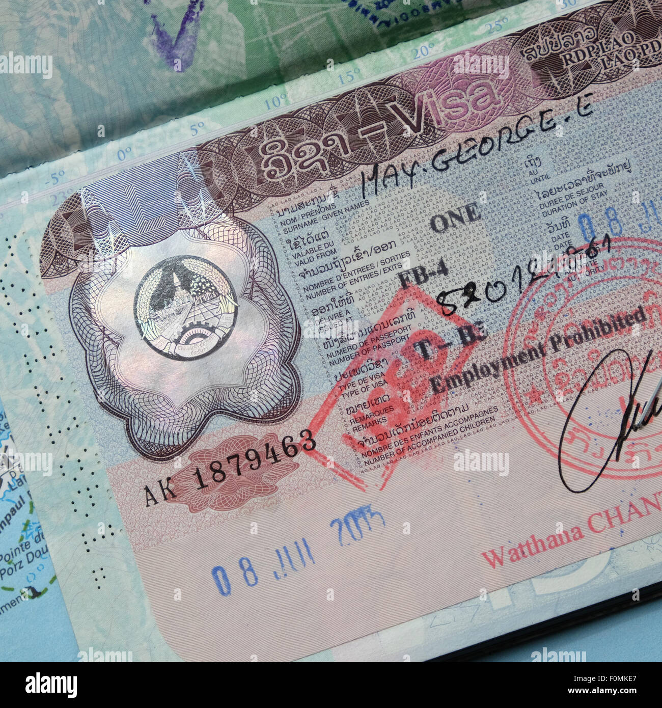 Travel visa hi-res stock photography and images - Alamy