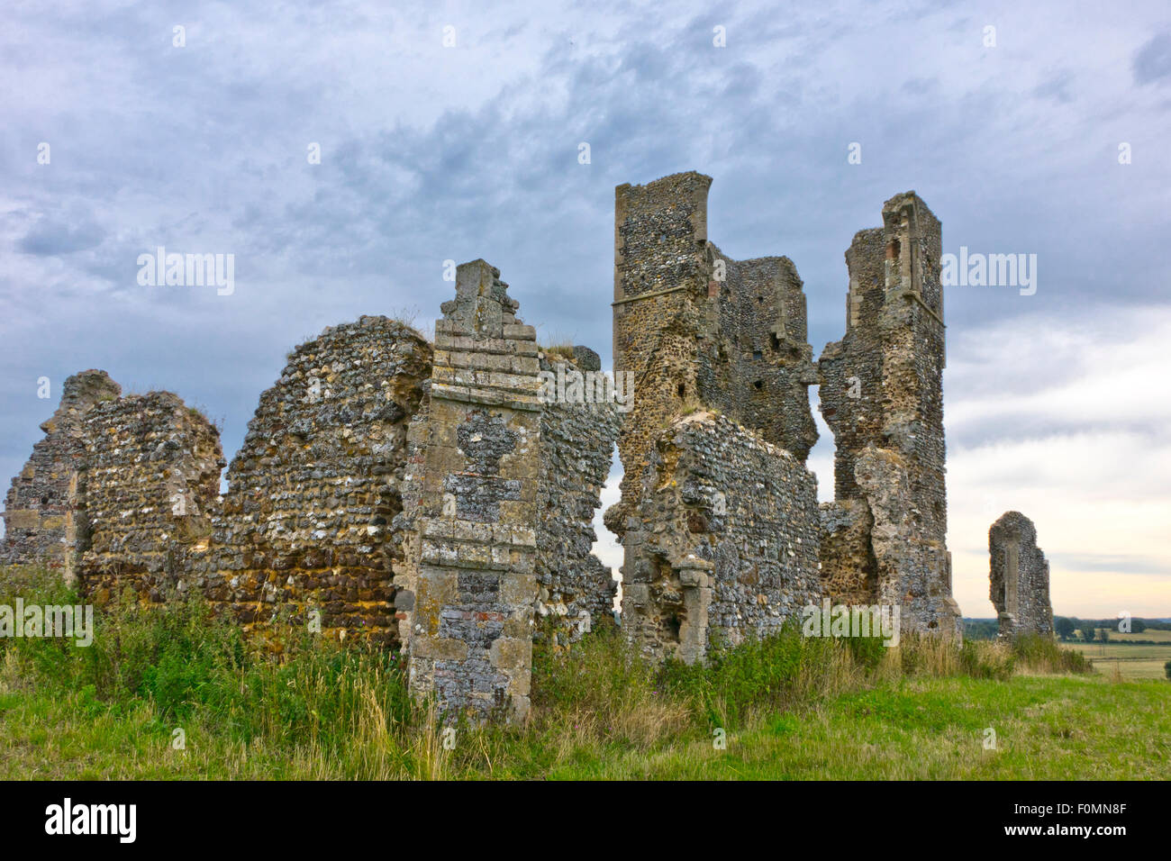 Bawsey Old Church ruin ruins Stock Photo