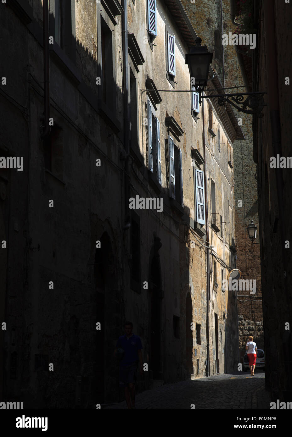 Street, Orvieto, Italy Stock Photo