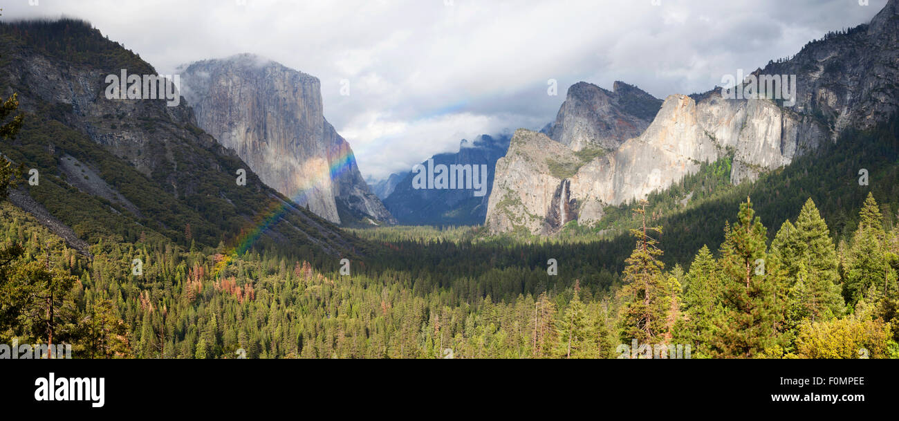 Yosemite Valley After the Rain, Yosemite National Park, California, USA Stock Photo