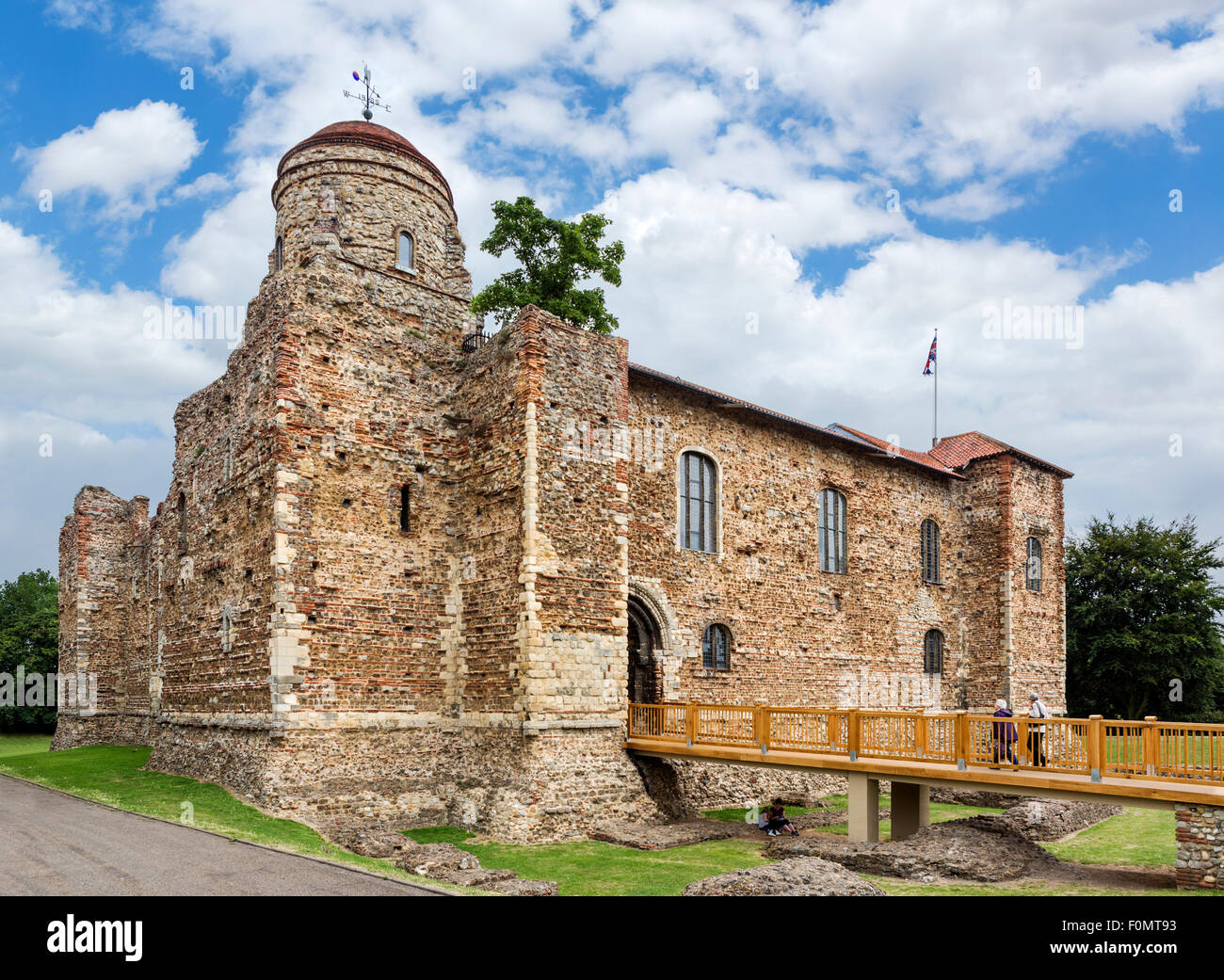 The front of Colchester Castle, Colchester, Essex, England, UK Stock Photo