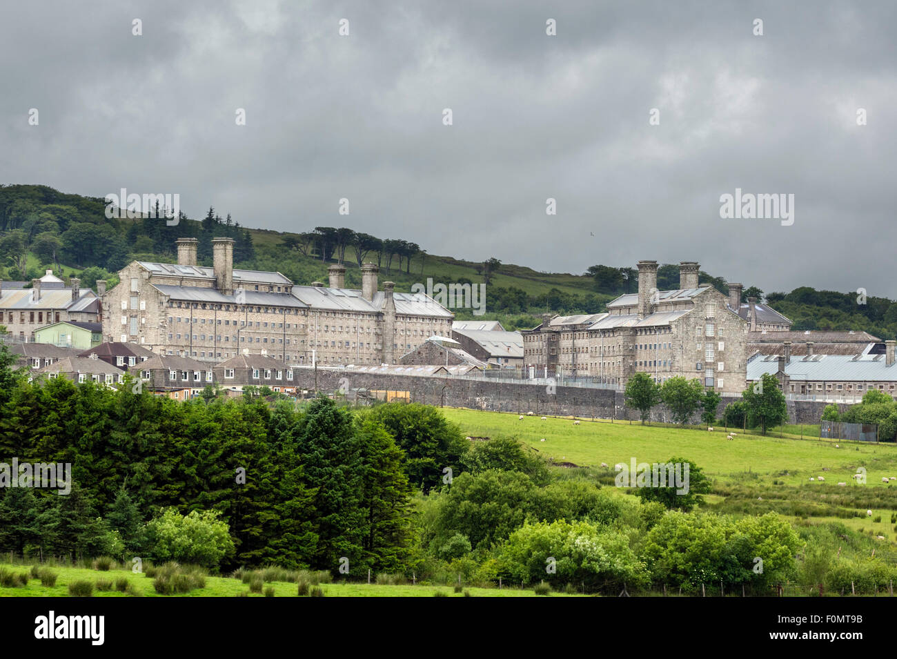 Dartmoor Prison, Princetown, Dartmoor, Devon, England, UK Stock Photo