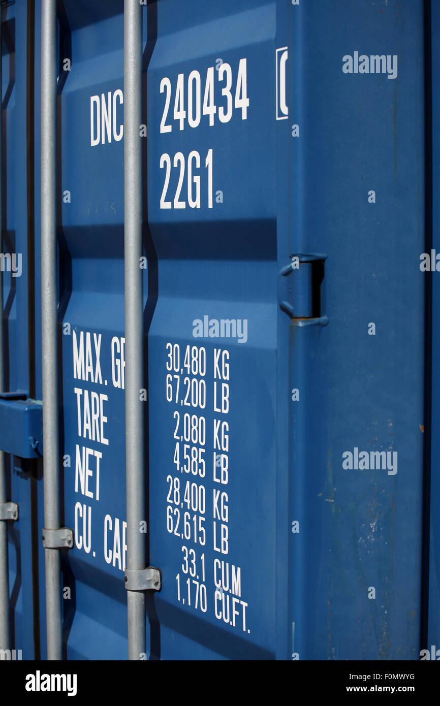 Shipping containers container locked lock hires stock photography and