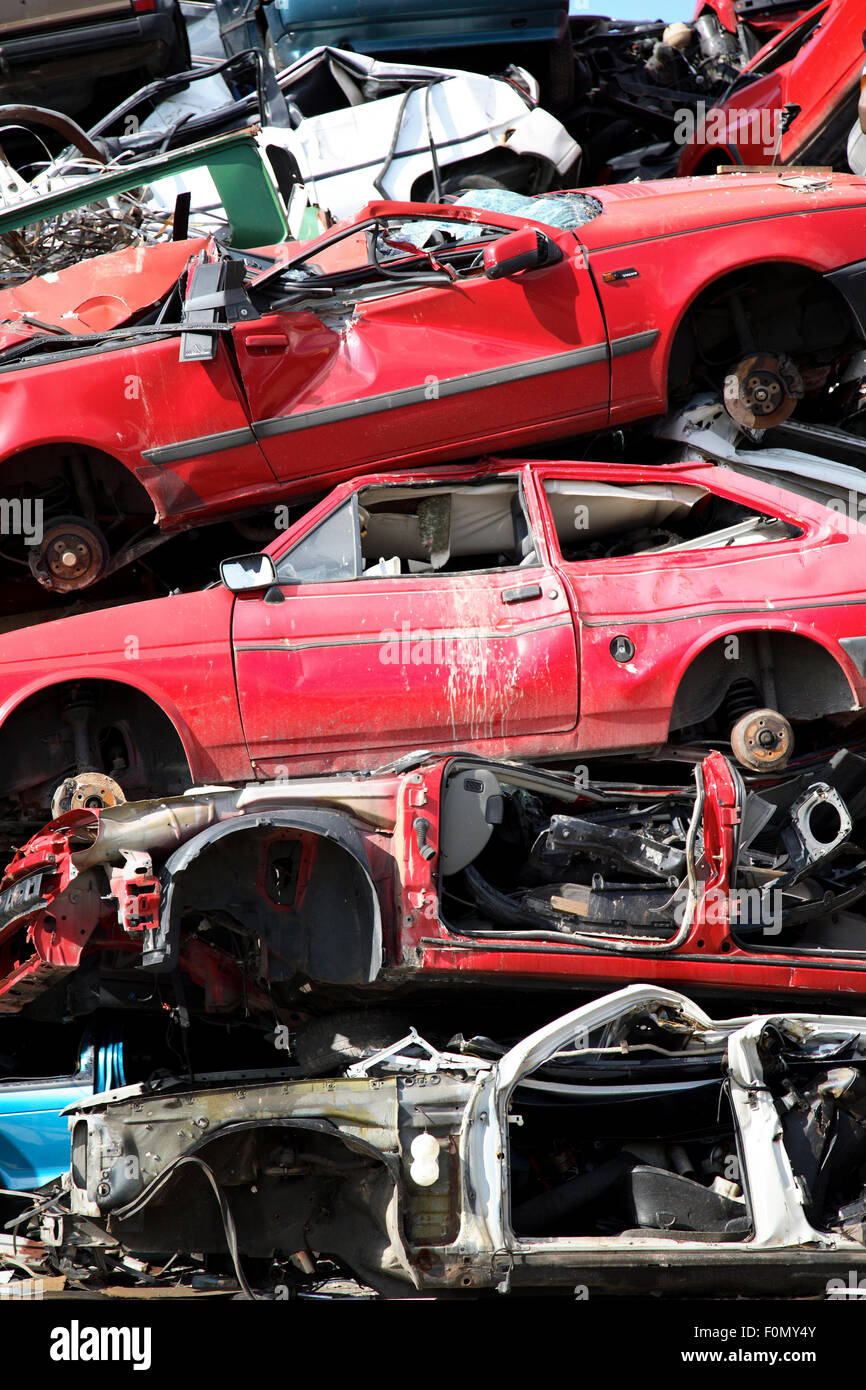 Car junkyard scrap yard germany hires stock photography and images Alamy