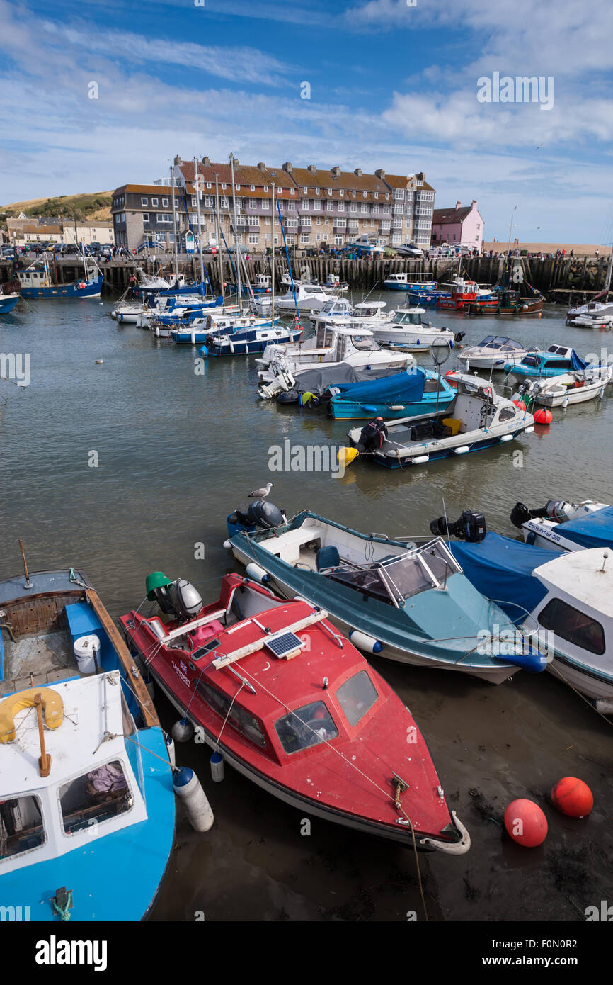 West Bay harbour, Dorset UK Stock Photo - Alamy