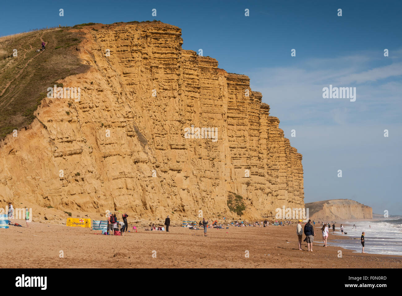 East Cliff, West Bay, Dorset UK Stock Photo