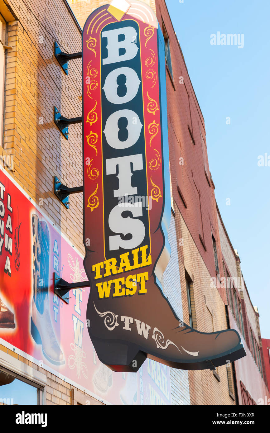 Trail West boots and western apparel store in Nashville, Tennessee