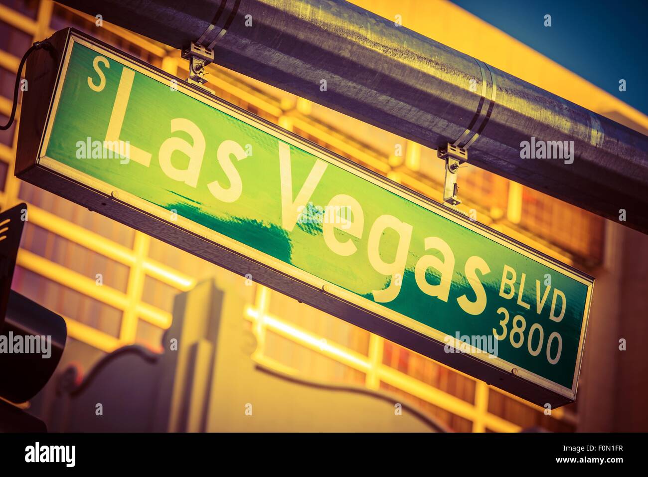 Las vegas blvd street sign hi-res stock photography and images - Alamy