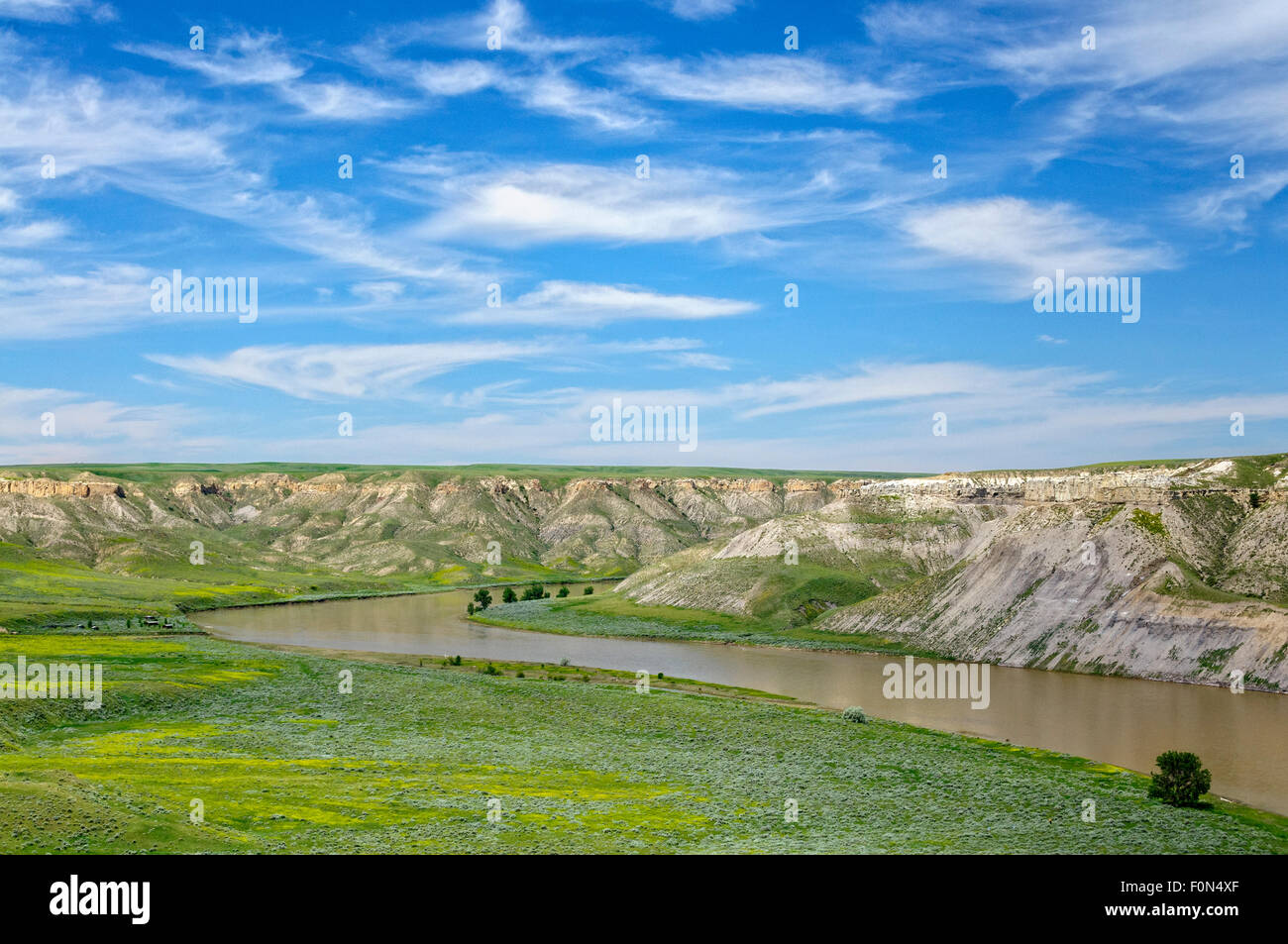 Upper Missouri River Breaks National Monument, Montana. Stock Photo