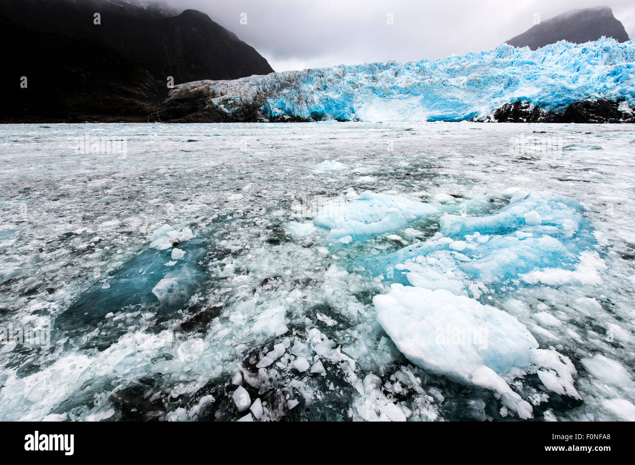 Amalia Glacier or Skua Glacier Bernardo O'Higgins National Park Patagonia Chile Stock Photo