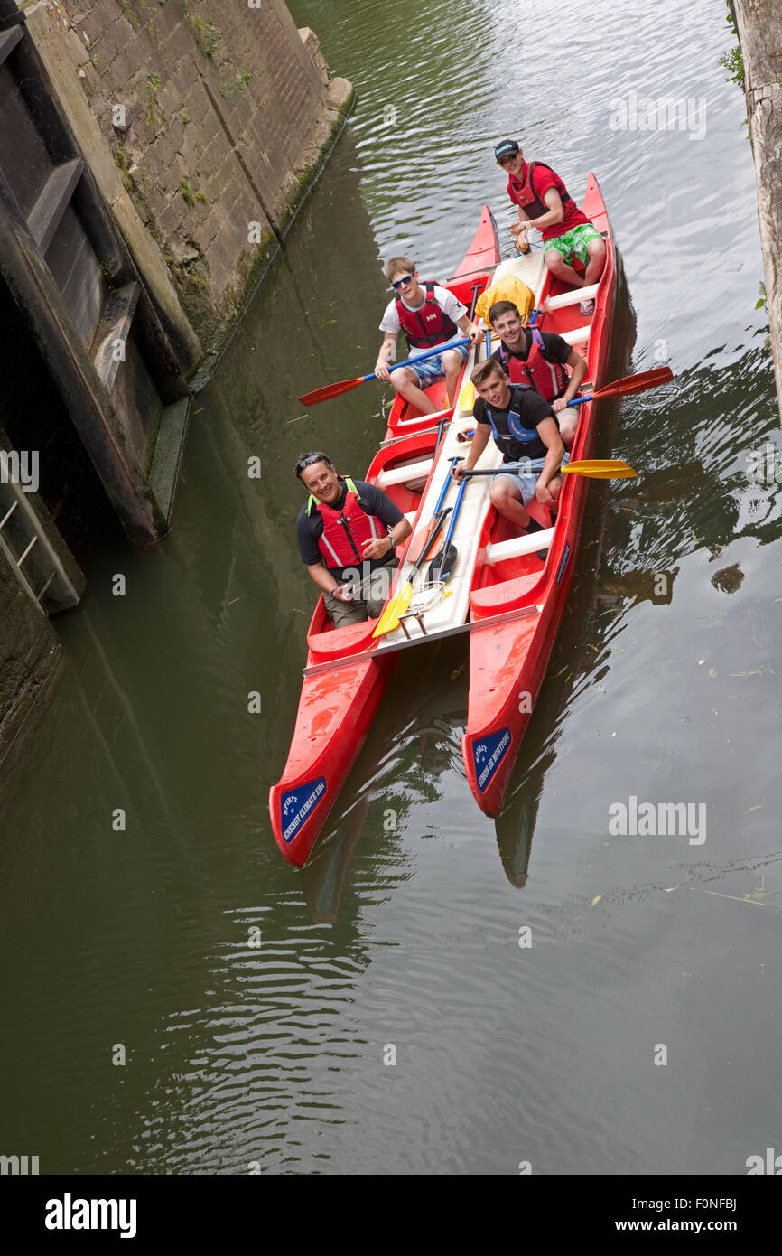 Paddlers High Resolution Stock Photography and Images Alamy