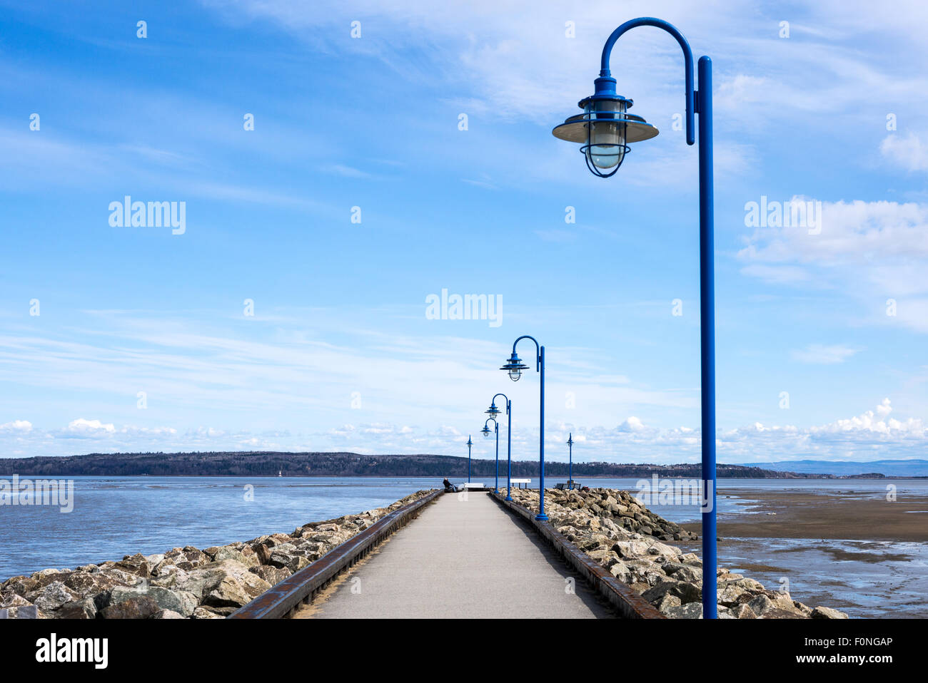Quebec, Baie Saint Paul, view of the St Lorenzo river Stock Photo Alamy