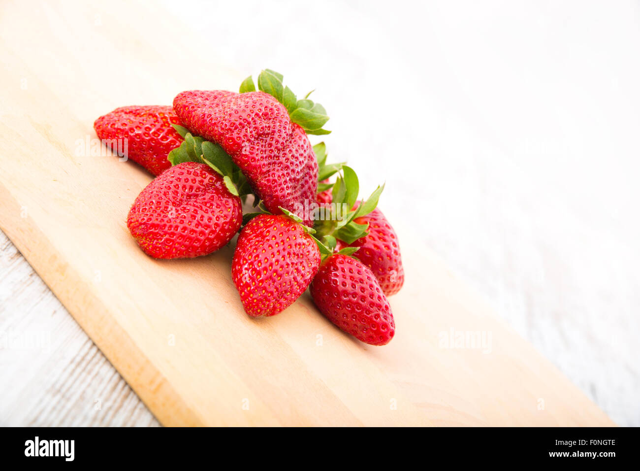 Fresh strawberries in the kitchen Stock Photo - Alamy