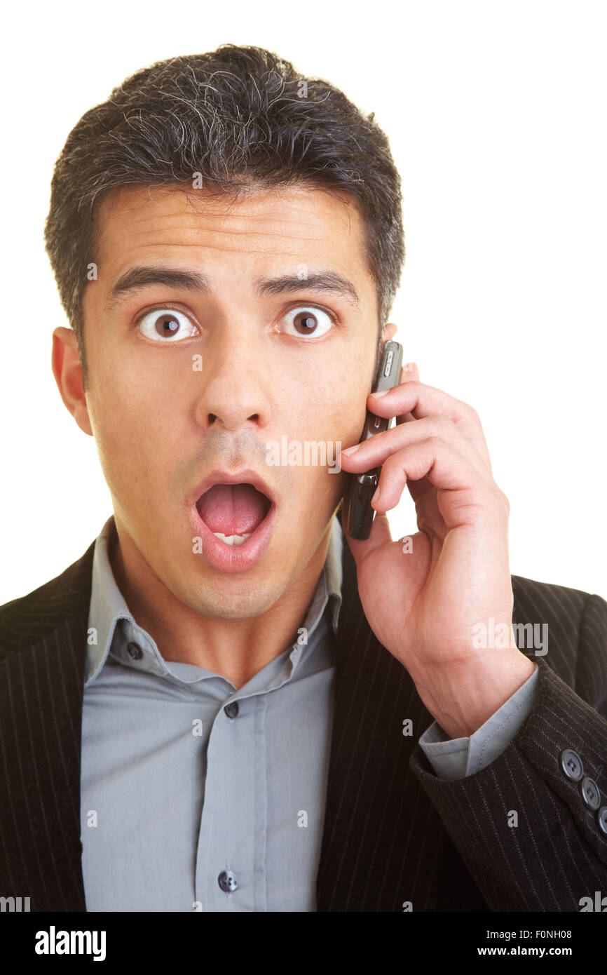 Shocked man suit hi-res stock photography and images - Alamy