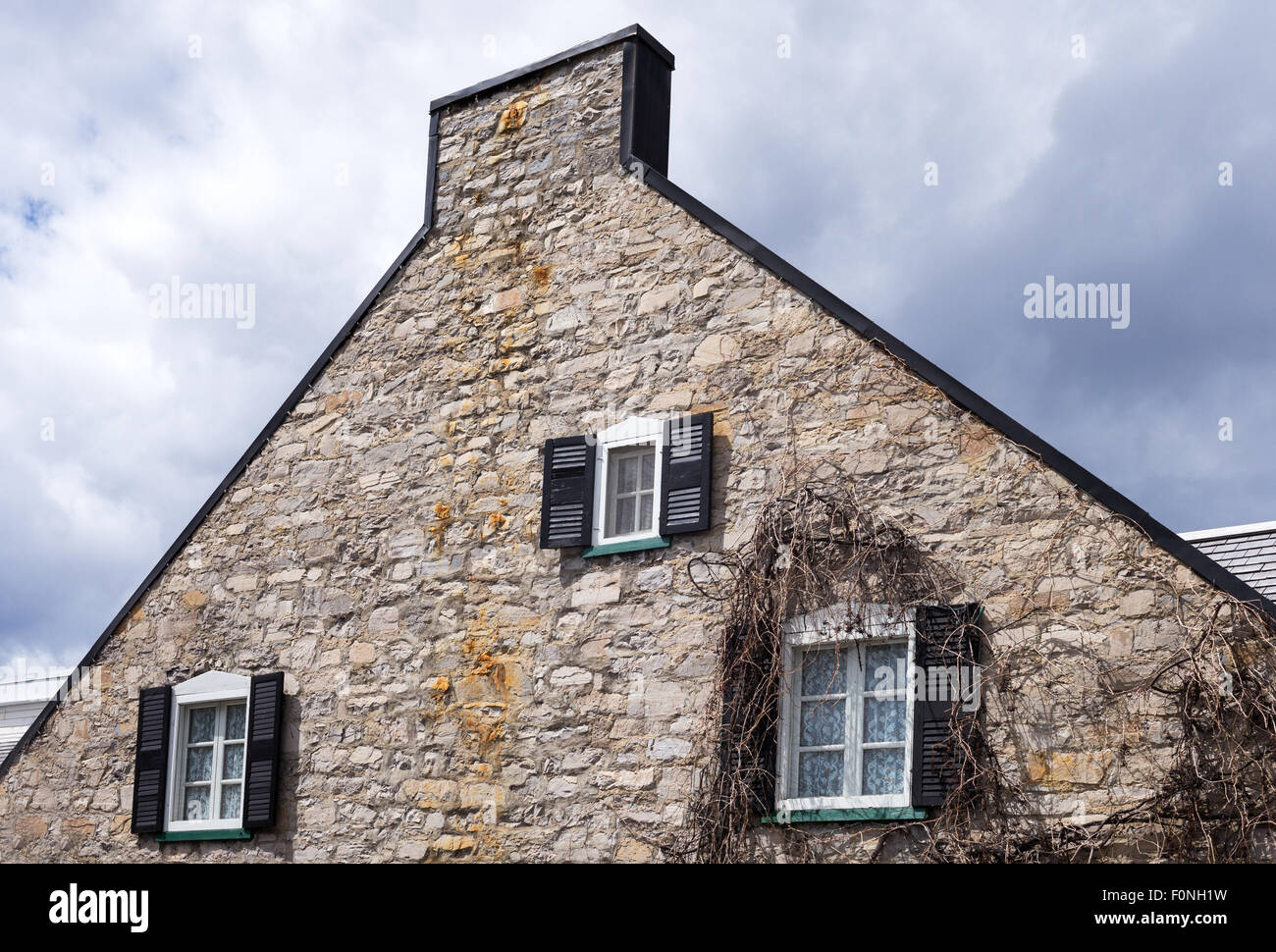 Quebec, Baie Saint Paul, the old Otis house in St Jean Baptiste street