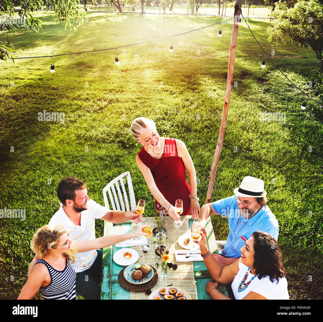 Diverse People Party Togetherness Friendship Concept Stock Photo - Alamy