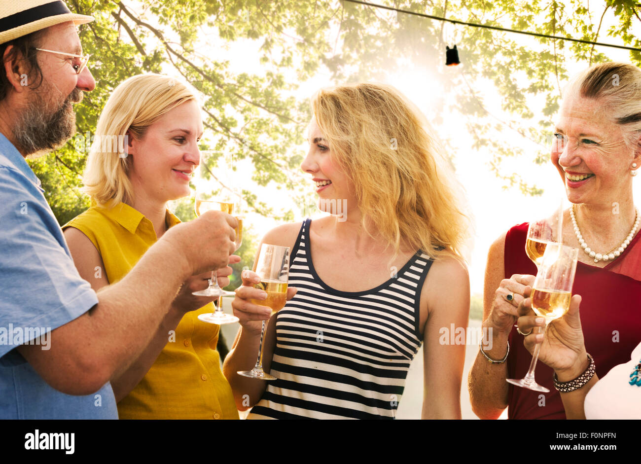 Diverse People Party Togetherness Friendship Concept Stock Photo - Alamy