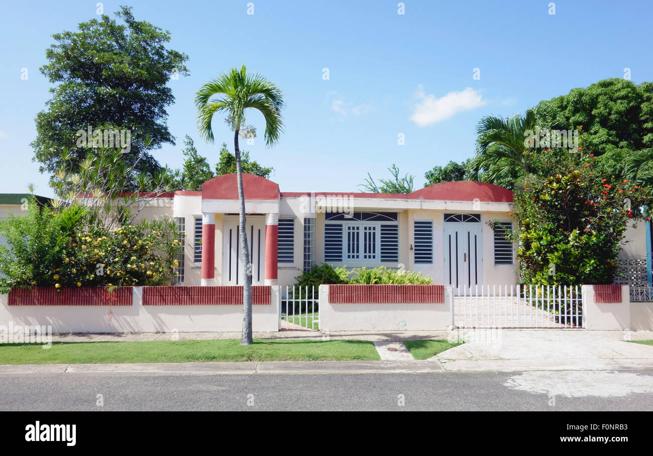 A condominium house in Aguadilla Puerto Rico Stock Photo