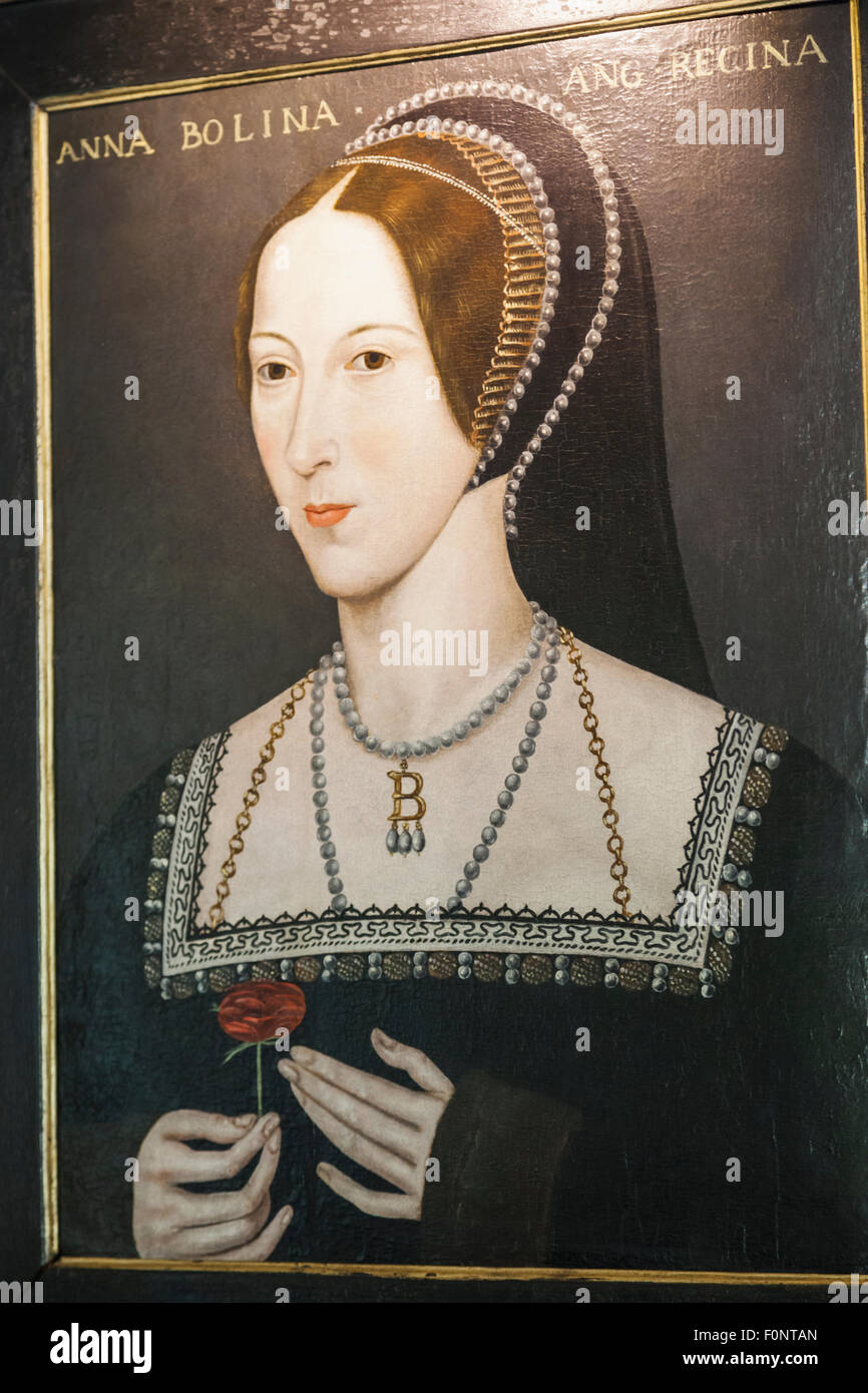 Anne boleyn portrait hever hi-res stock photography and images - Alamy