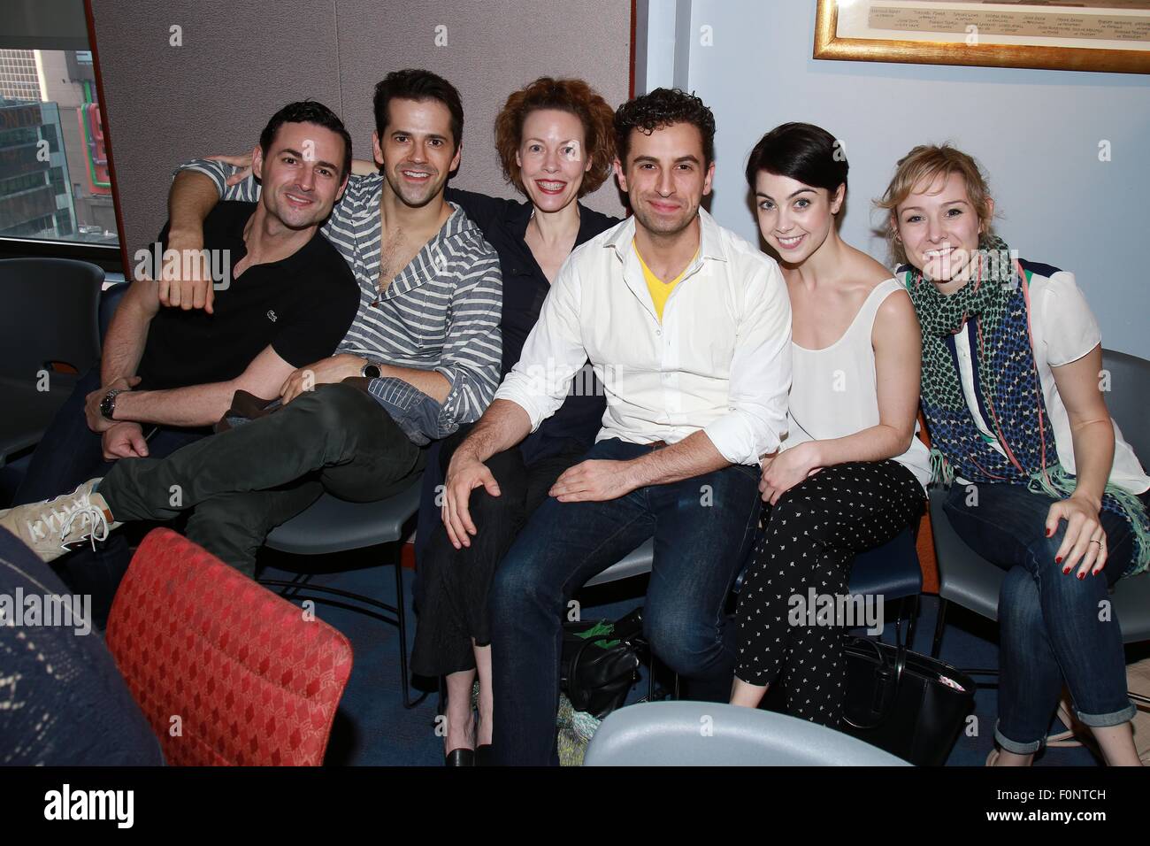 An American in Paris honored With Actors' Equity  'ACCA' award for outstanding Broadway chorus at the Actors' Equity Office.  Featuring: Max Von Essen, Robert Fairchild, Veanne Cox, Brandon Uranowitz, Leanne Cope, Jill Paice Where: New York City, New York, United States When: 16 Jun 2015 Stock Photo