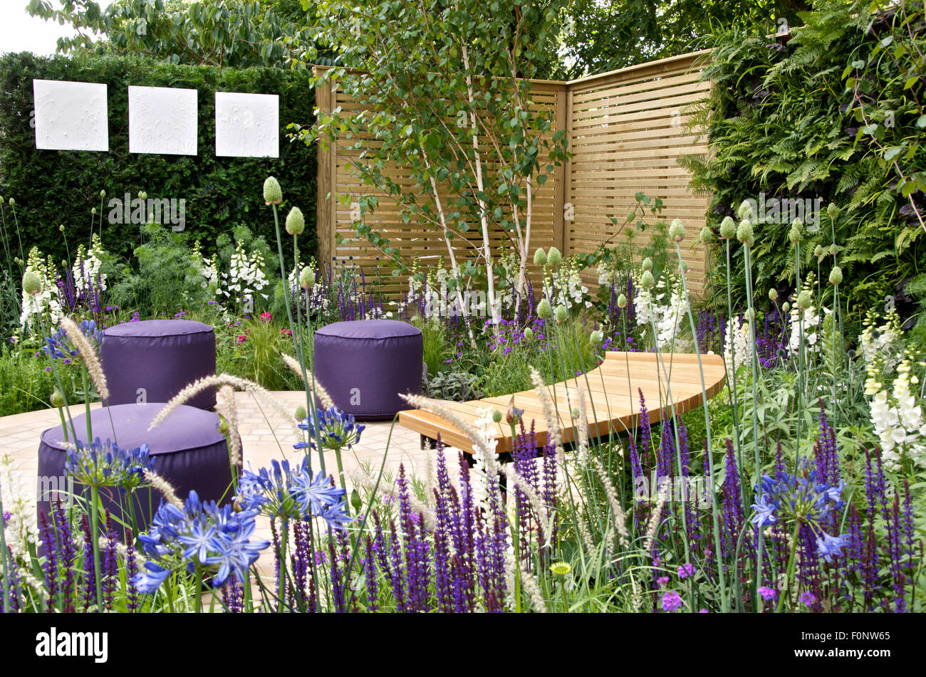 The Wellbeing of Women Garden at RHS Hampton Court Palace flower Show