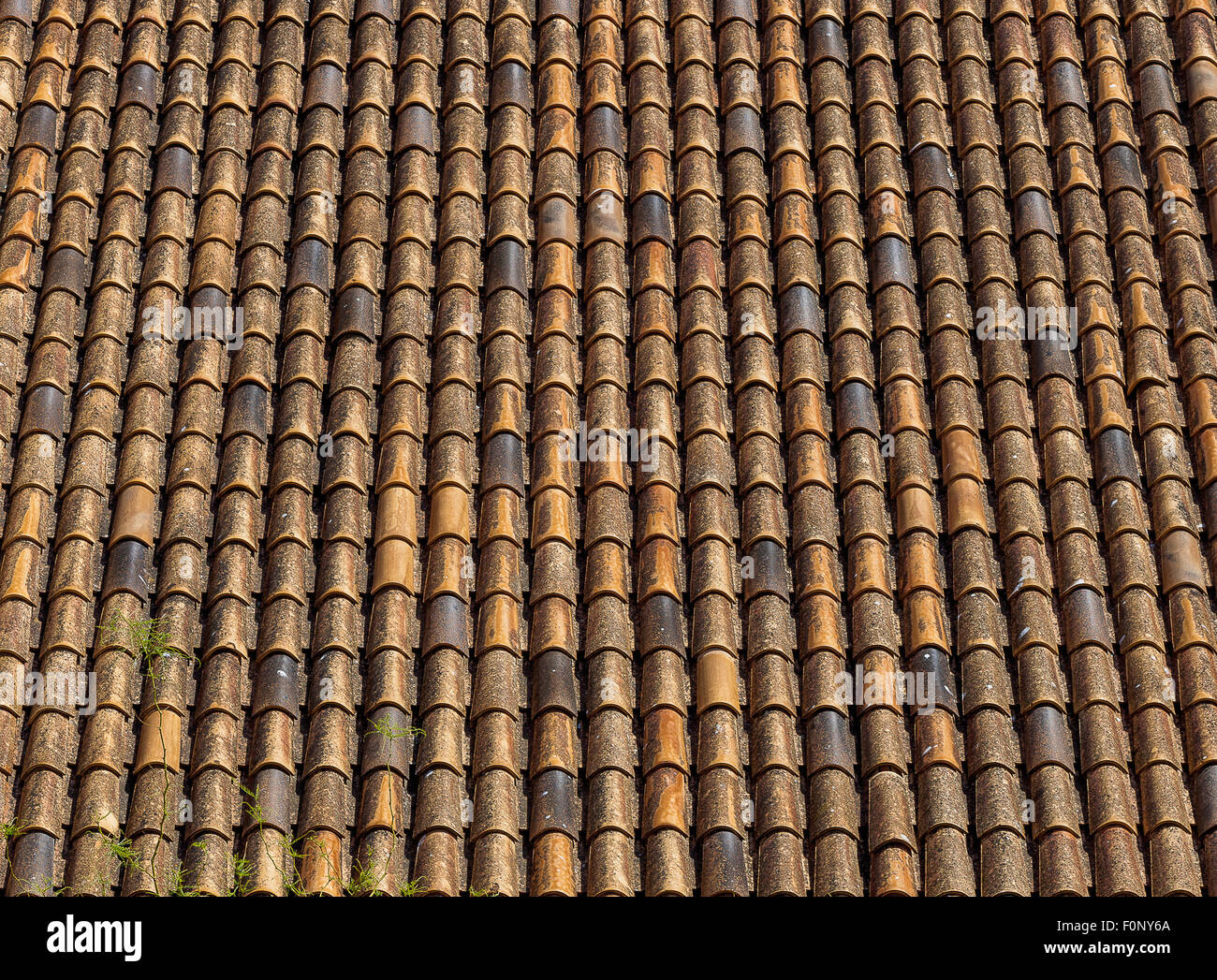 Terracotta Clay Roofing Tiles Stock Photos Terracotta Clay