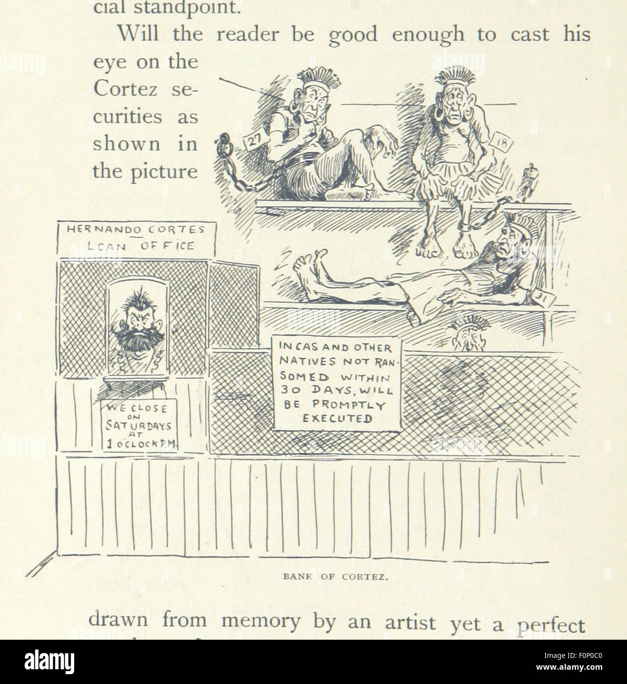 [Bill Nye's History of the United States. Illustrated by F. Opper.] Image taken from page 32 of '[Bill Nye's History of Stock Photo