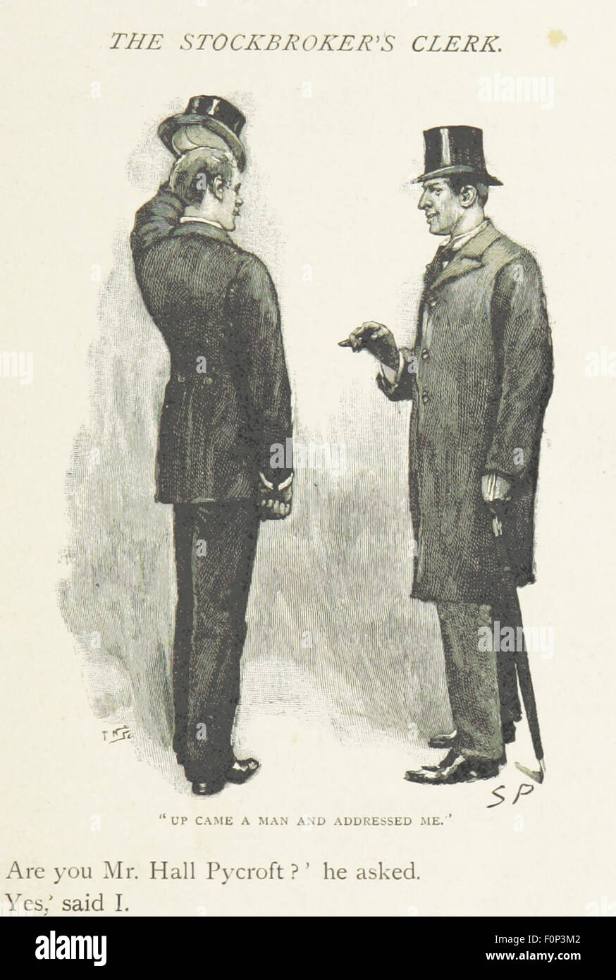 The Memoirs of Sherlock Holmes Image taken from page 77 of 'The Memoirs of Sherlock Stock Photo