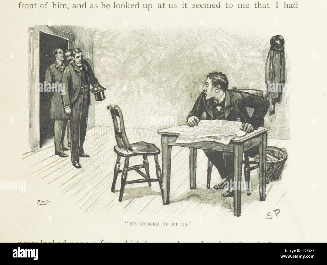 The Memoirs of Sherlock Holmes Image taken from page 81 of 'The Memoirs of Sherlock Stock Photo