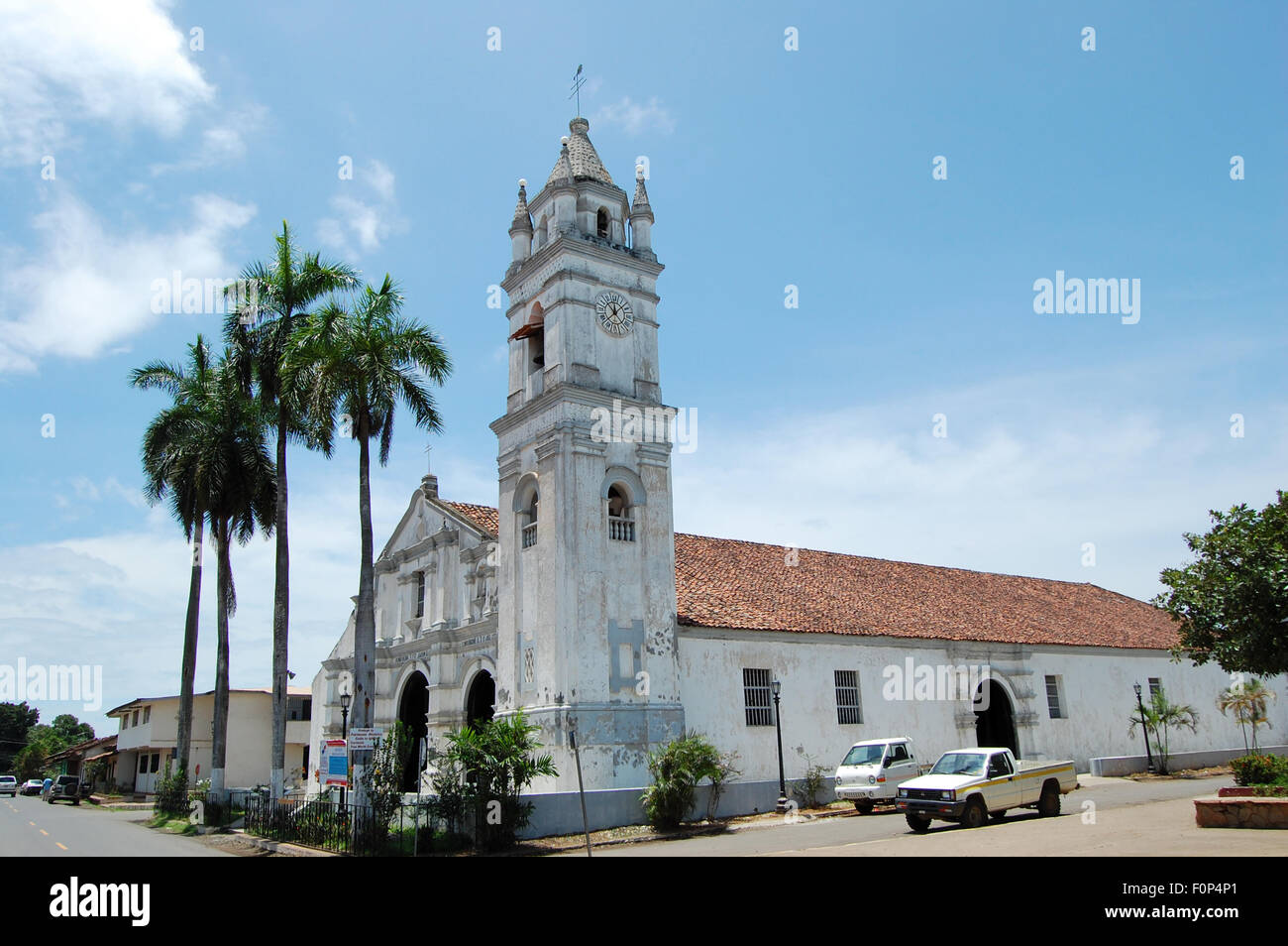Old church in the heart of Panama dating from the 1700. Stock Photo