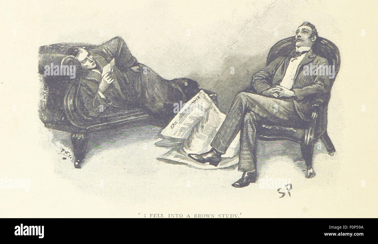 The Memoirs of Sherlock Holmes Image taken from page 182 of 'The Memoirs of Sherlock Stock Photo