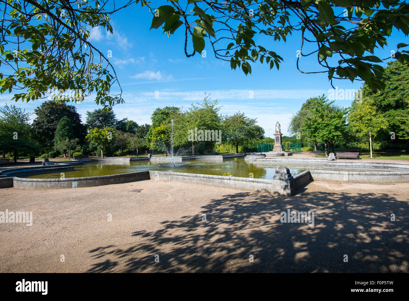 Memorial Park at Victoria Embankment in Nottingham City