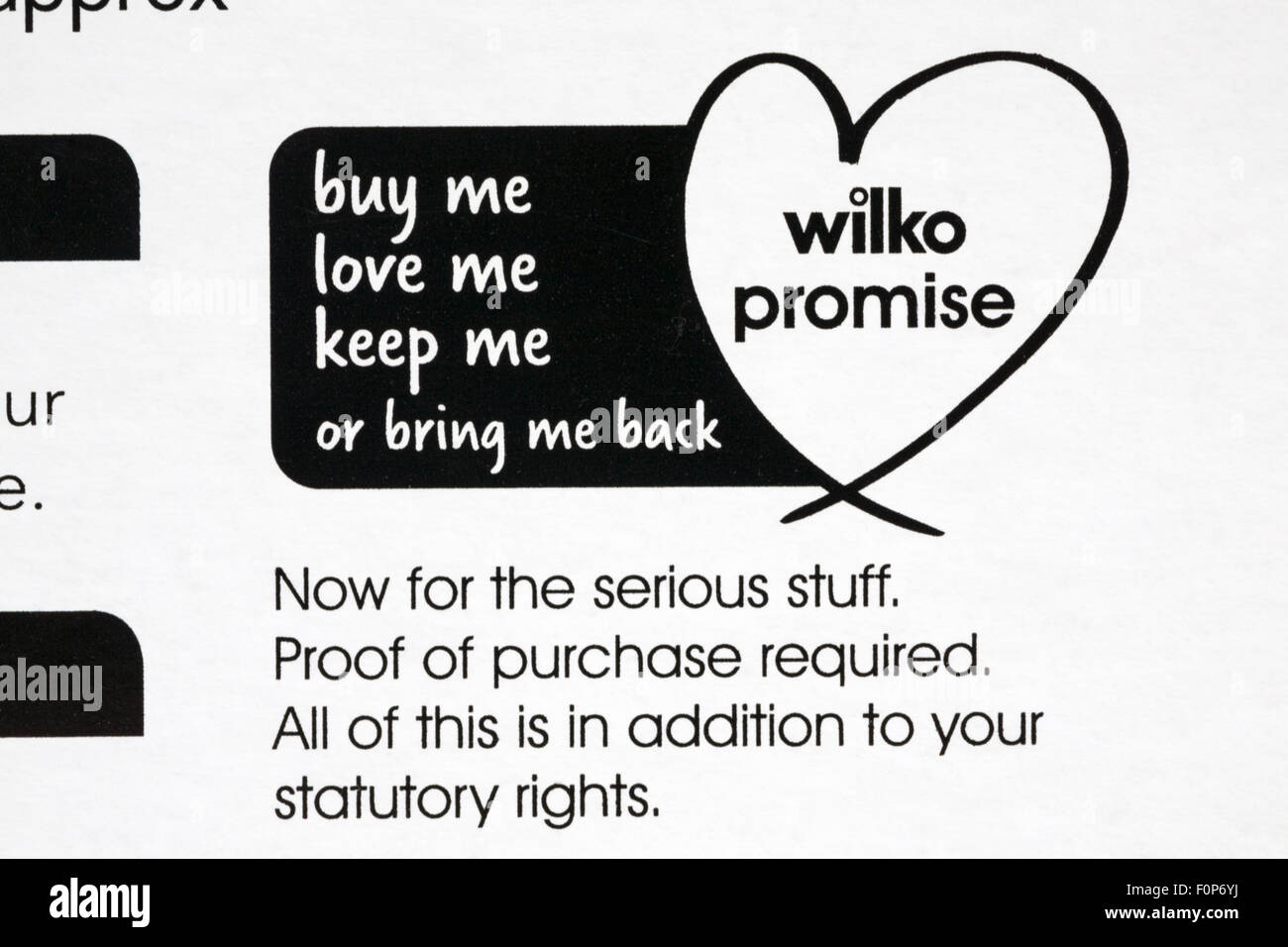 Wilko promise hires stock photography and images Alamy