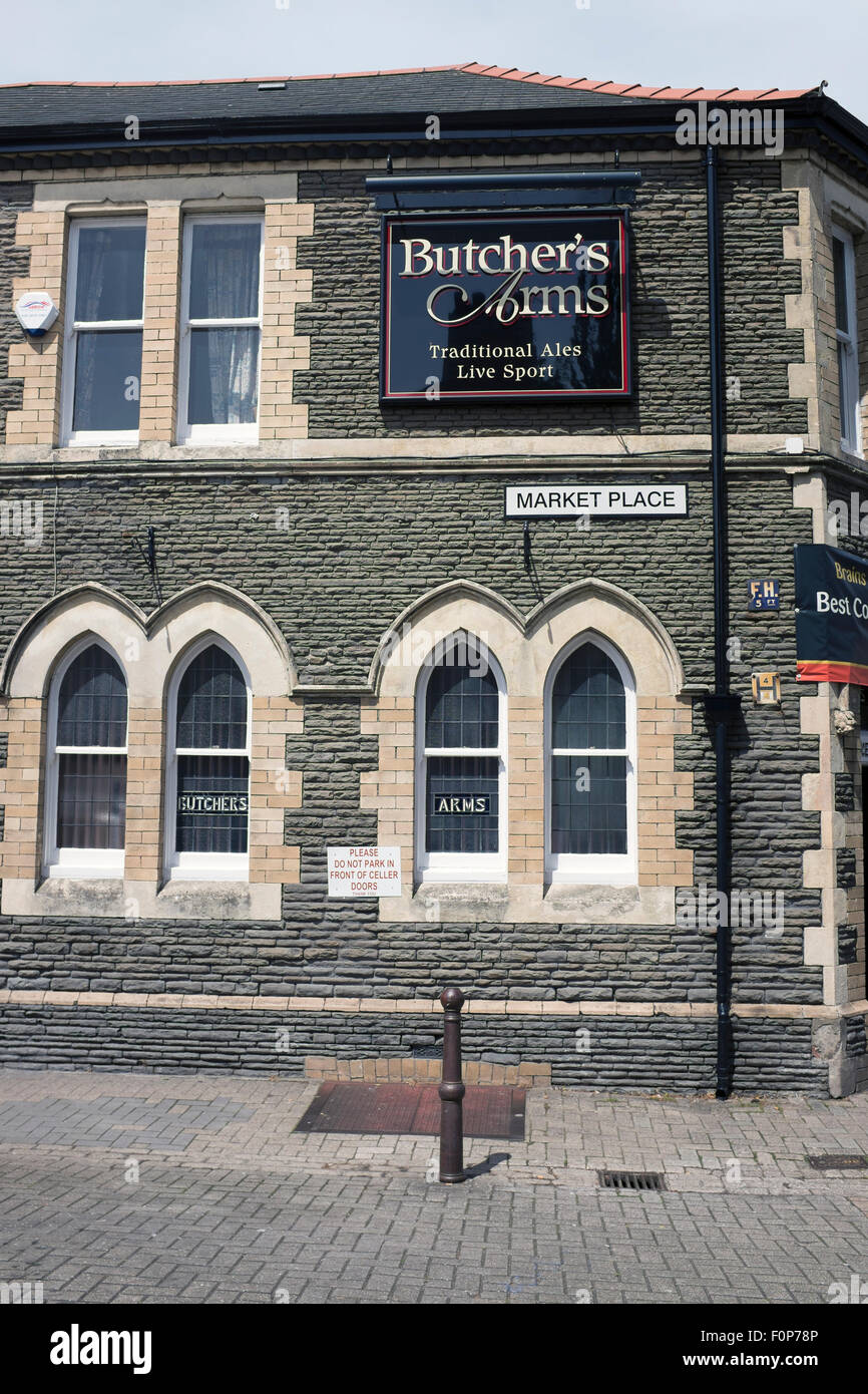 Butchers Arms Public House Canton Cardiff Stock Photo Alamy