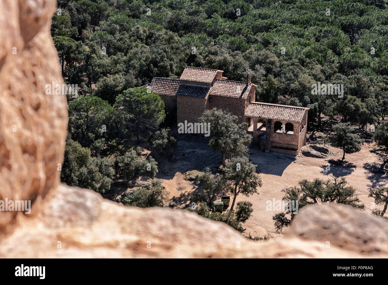 Farners hermitage. XIIth century. Stock Photo
