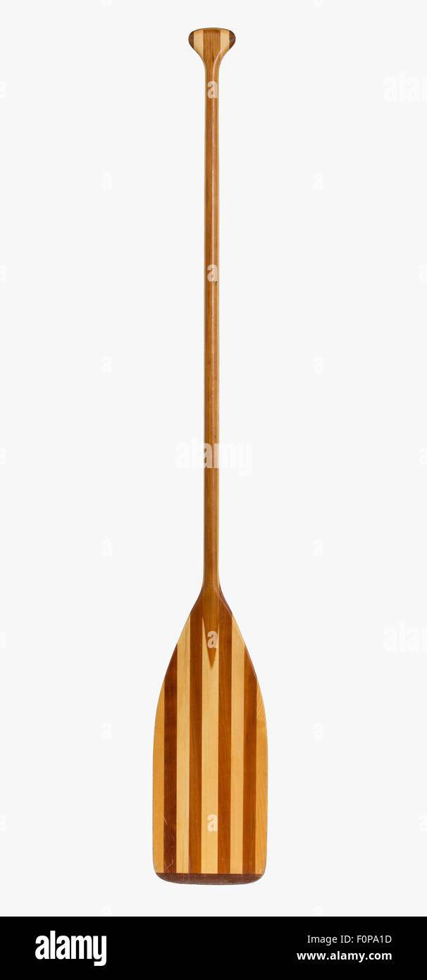 Full-length view of a canoe paddle Stock Photo