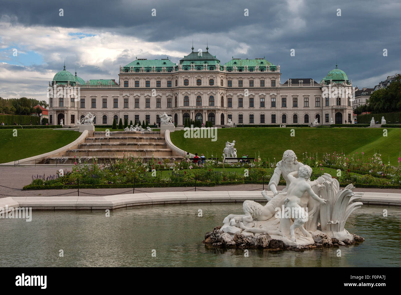 Belvedere Palace, UNESCO World Heritage Site, Vienna, Austria, Europe Stock Photo