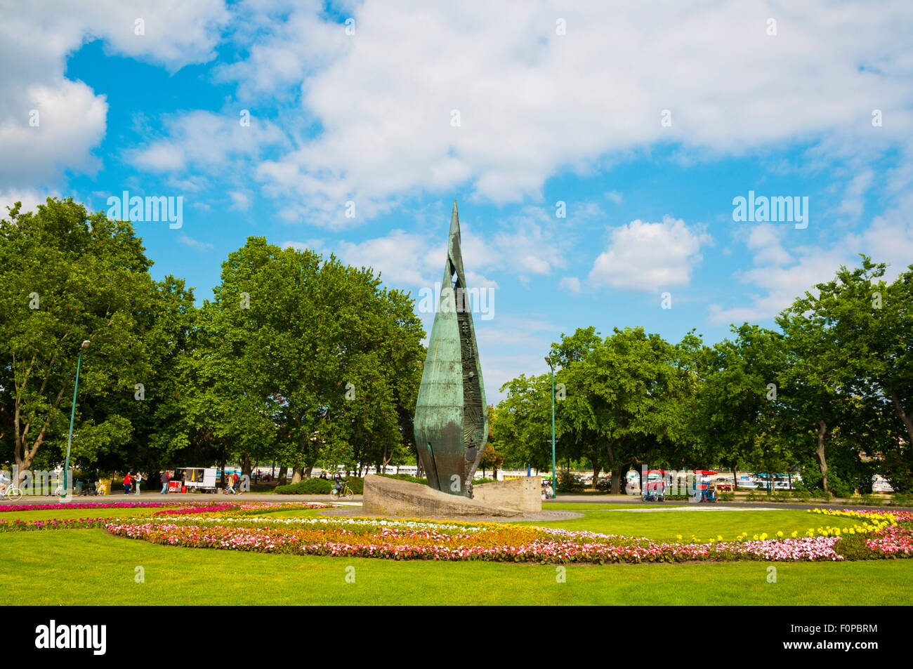 Centennial monument, Margit Sziget, Margaret Island, Budapest Stock