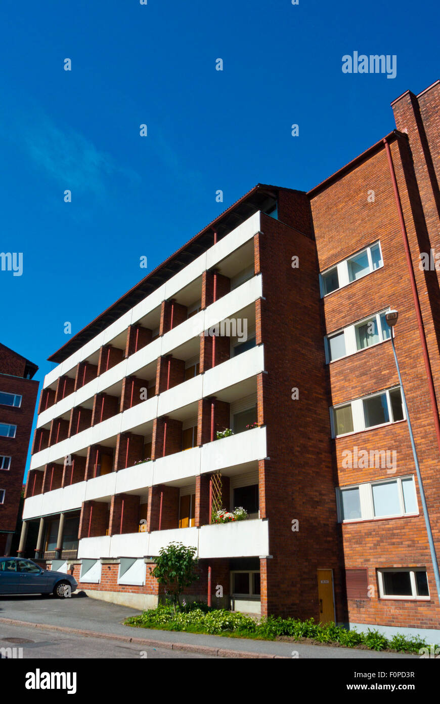 Riihitie 14, residential block of flats, designed by Alvar Aalto