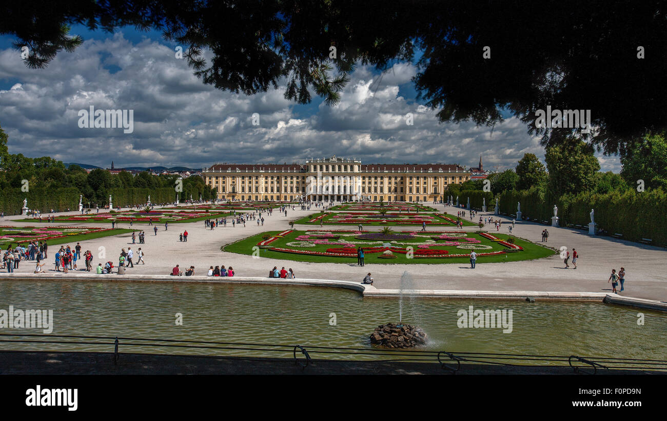 Schonbrunn Palace, Vienna, Austria Stock Photo