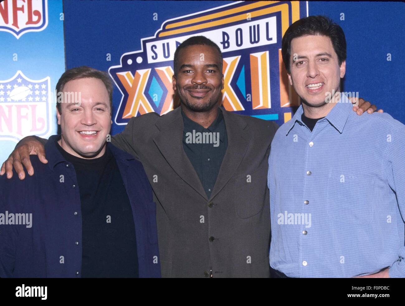 DAVID ALEN GRIER with Kevin James and Ray Romano at NFL All star Comedy