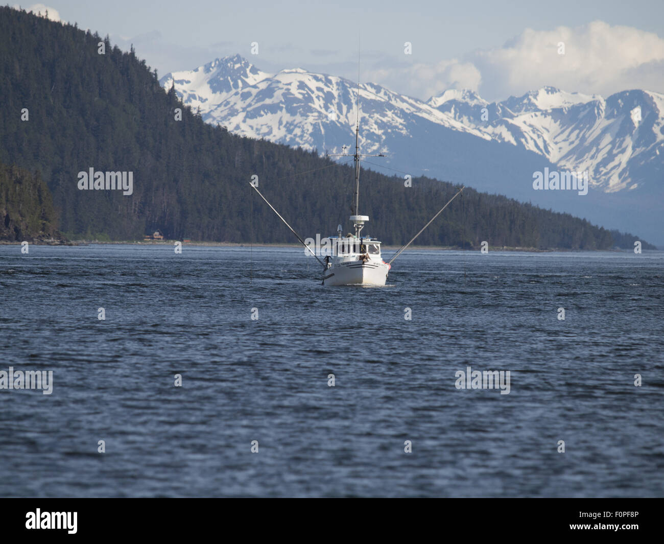 Southeast Alaska fishing Stock Photo