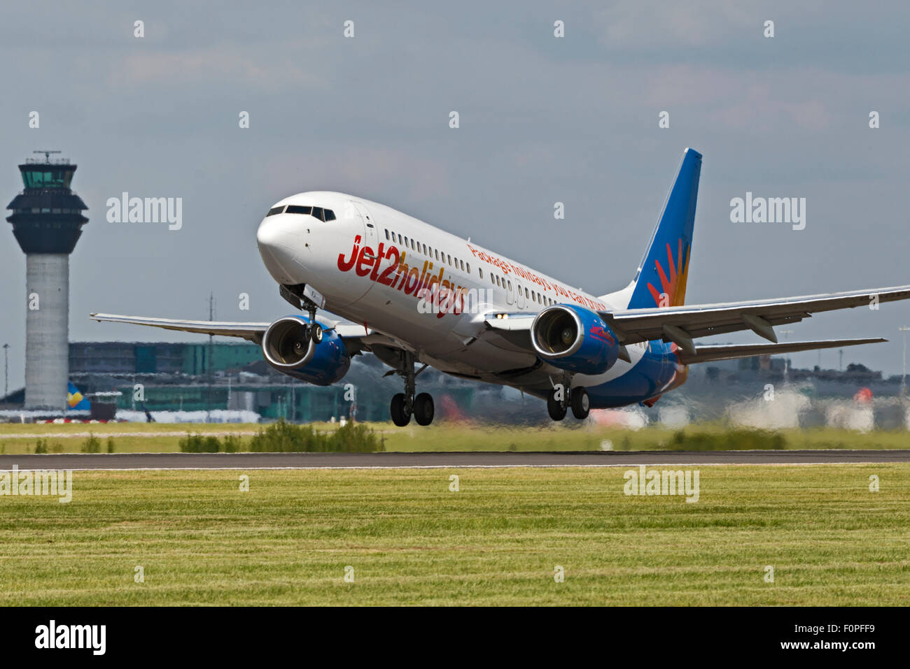 Boeing 737NG GGDFJ Jet2 Manchester Airport england uk departures