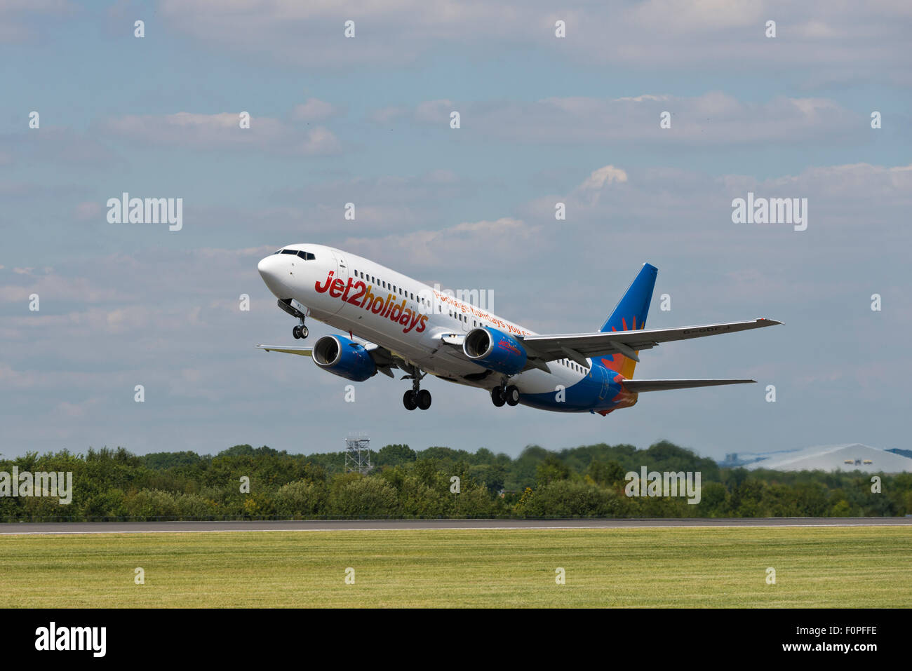 Boeing 737NG GGDFJ Jet2 Manchester Airport england uk departures