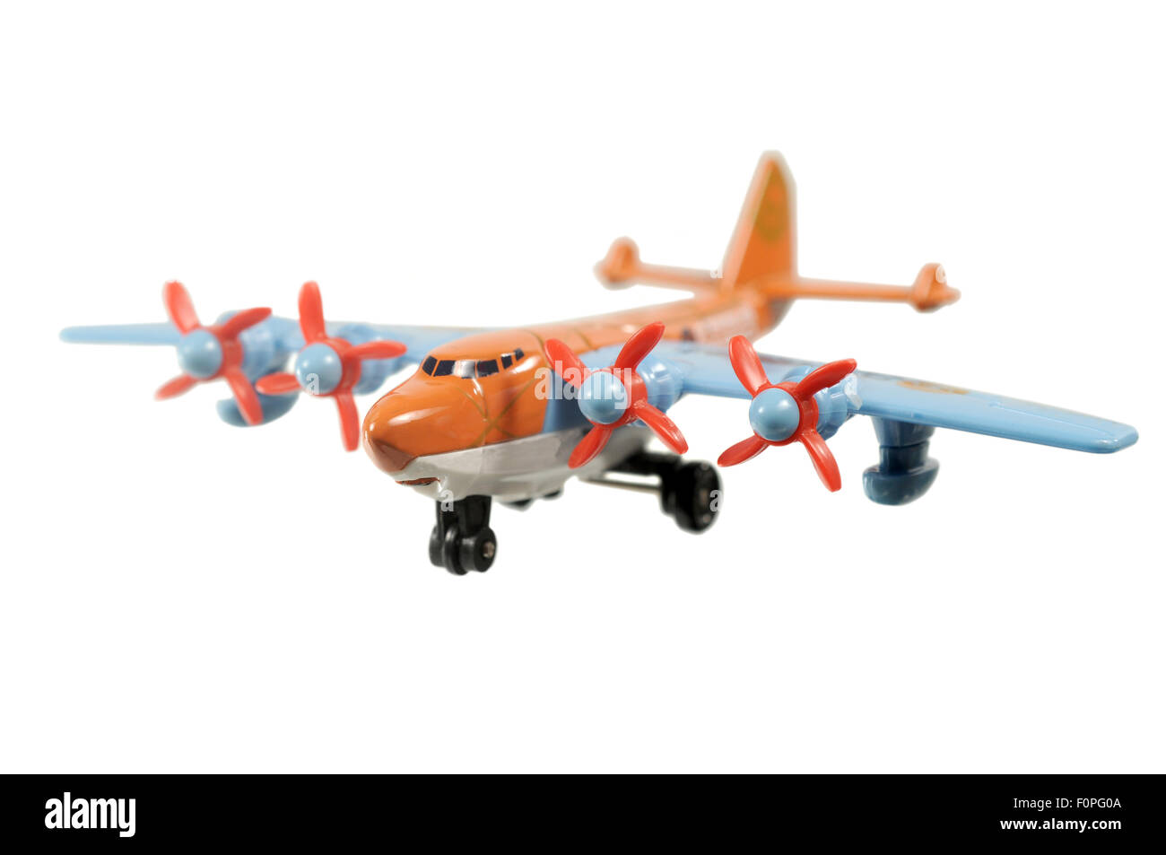 Toy plane isolated on a white background Stock Photo