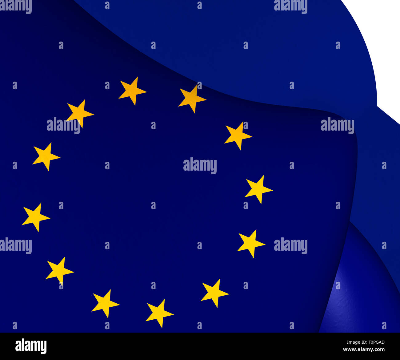 Flag of European Union. Close Up Stock Photo - Alamy
