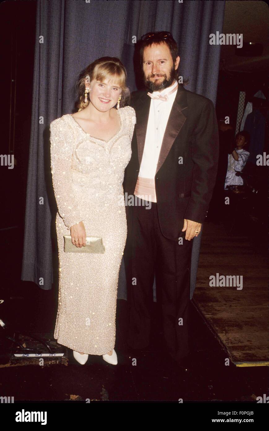 NANCY CARTWRIGHT with husband Warren Murphy 1992.L3376. © Lisa Rose